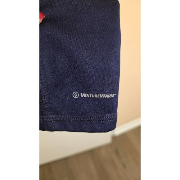 Champion Jacket Quarter Zip Womens Size XL Blue Thumb Holes Duo Dry Camp Hike - Picture 4 of 12